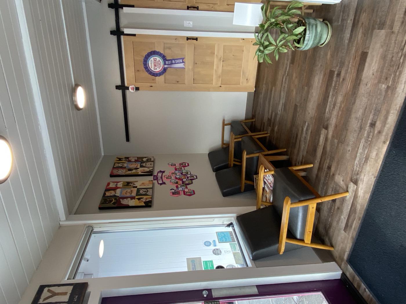 The reception desk at The Family Pet